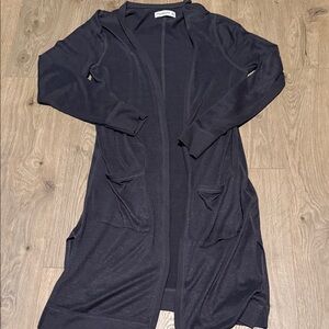 Abercrombie & Fitch Navy Open Front Cardigan